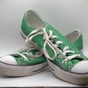 Green Converse All Star Low Top
